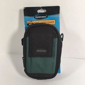 NWT Quantaray Black and Forest Green Camera Bag Pouch QR436